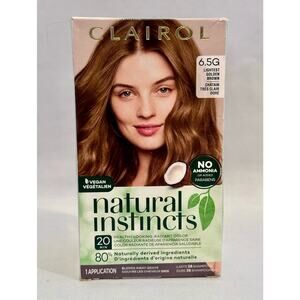 Clairol Natural Instincts Demi-Permanent HAIR DYE 6.5G Lightest Golden Brown